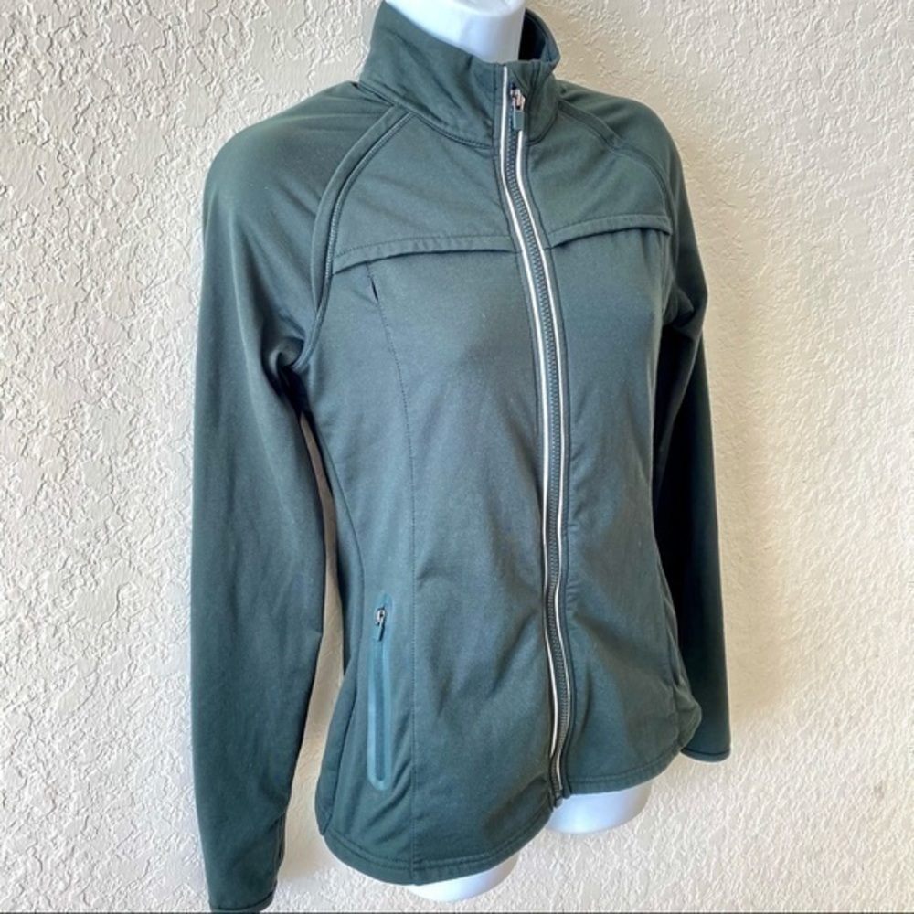 Fabletics Kimmy Zip Front Active Performance Jack… - image 6